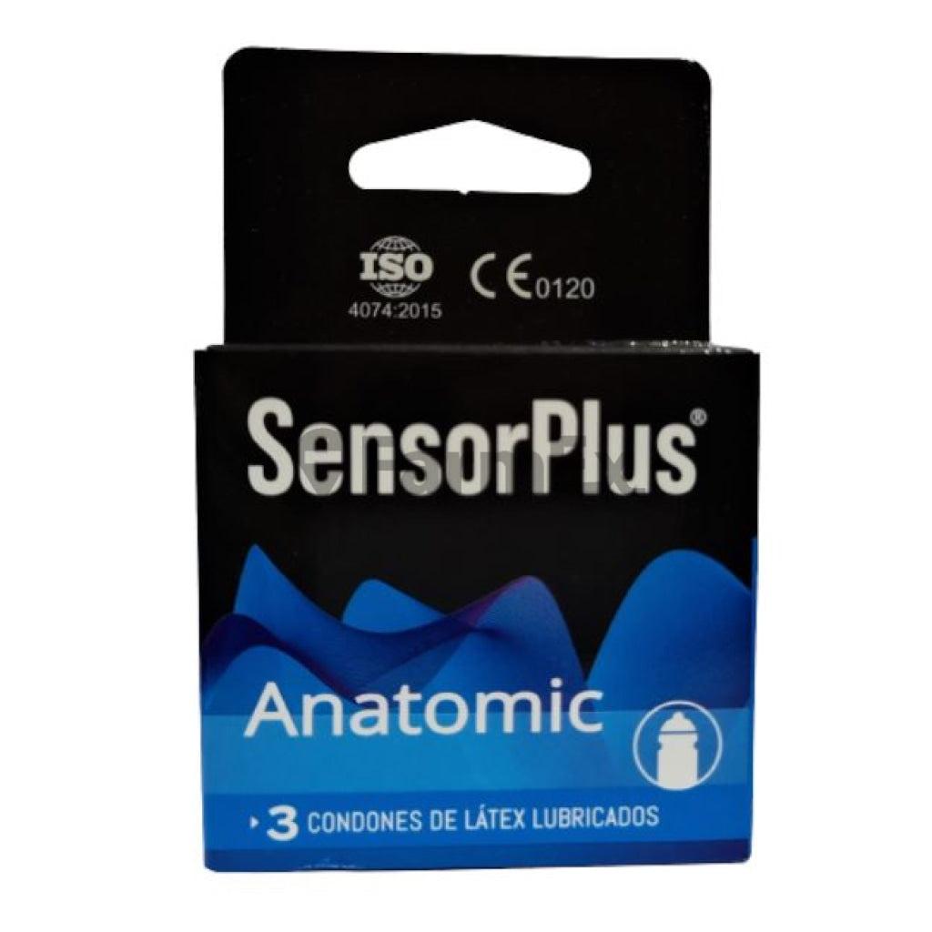 Preservativos SensorPlus Anatomic x 3 unidades pleasure latex 