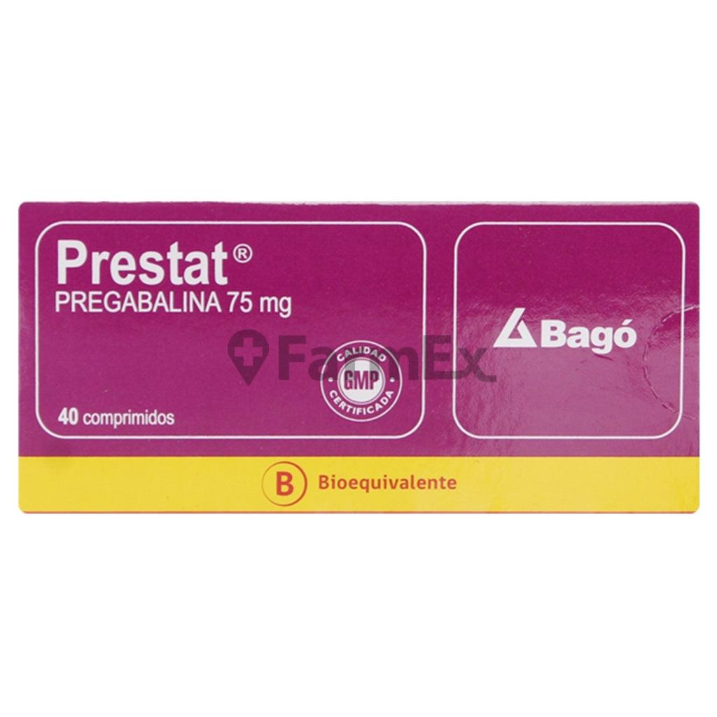 Prestat 75 mg. x 40 Cápsulas BAGO 