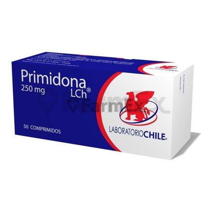 Primidona 250 mg x 50 comp "Ley Cenabast" LAB. CHILE 