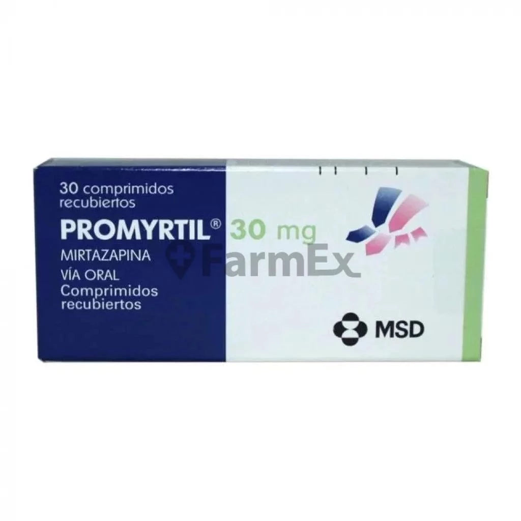 Promyrtil 30 mg x 30 comprimidos "Ley Cenabast" MSD 