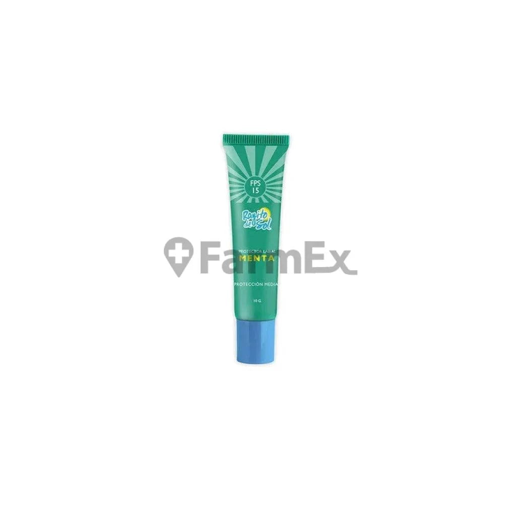 Protector labial FPS 15 Rayito de sol "Menta" x 10 g Petrizzio 