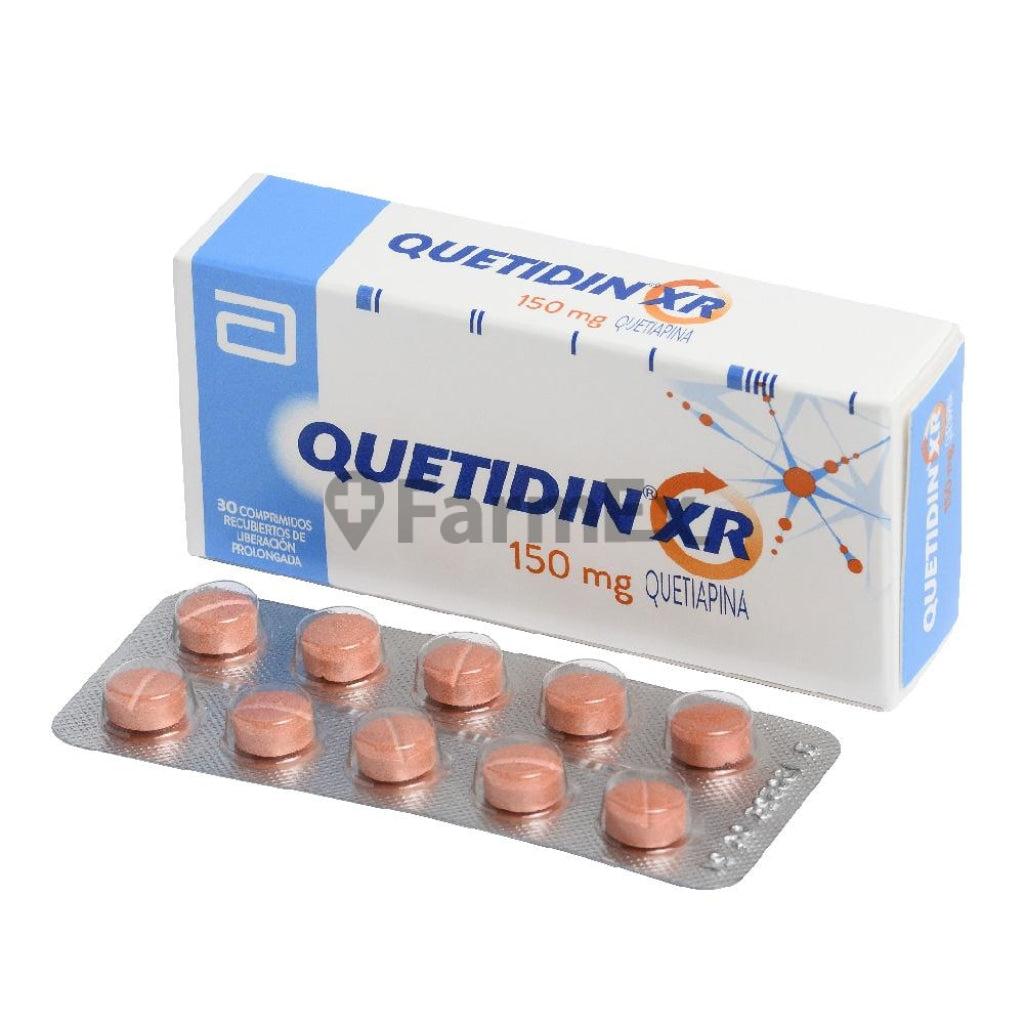 Quetidin XR 150 mg x 30 Comprimidos Recubiertos de liberación prolongada ABBOTT 