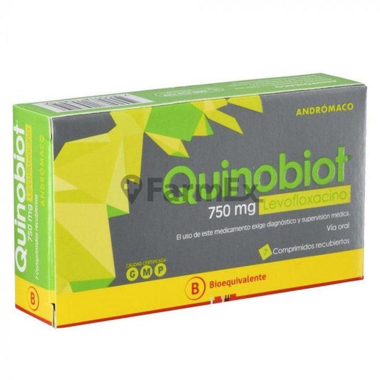 Quinobiot 750 mg x 7 comprimidos ANDROMACO 
