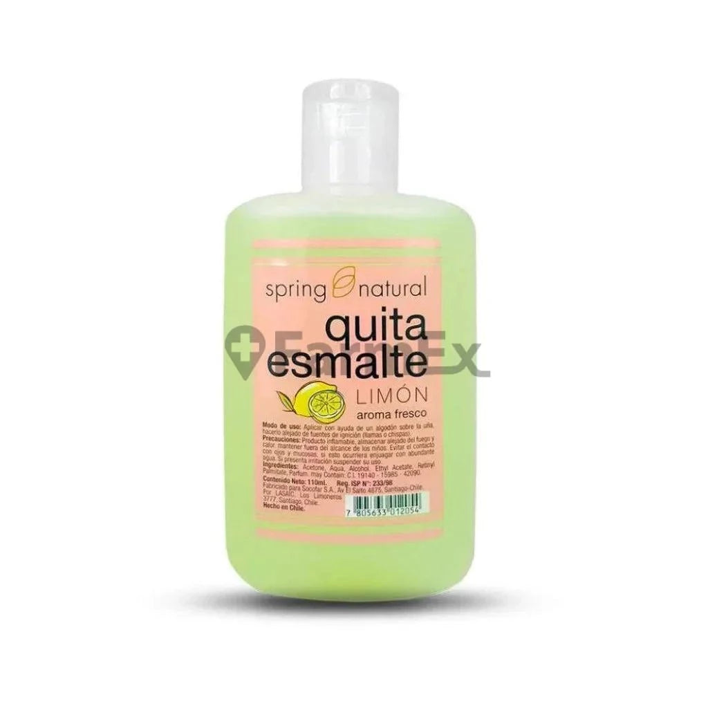 Quitaesmalte "Limón" x 110 mL Spring Natural 