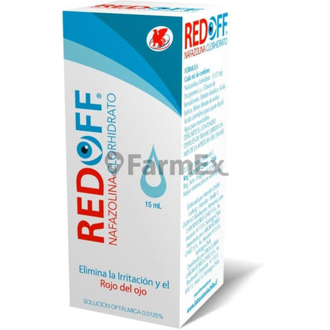 RedOff Solución Oftálmicas Nafazolina 0,0125% x 15 mL