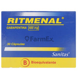 Ritmenal 400 mg x 30 cápsulas "Ley Cenabast"