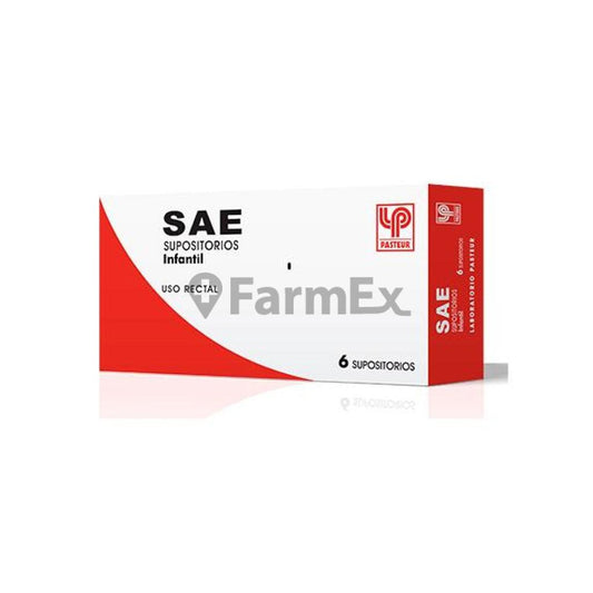 Sae Infantil x 6 supositorios PASTEUR 