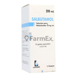 Salbutamol Solución para Nebulizador 5 mg / mL x 20 mL