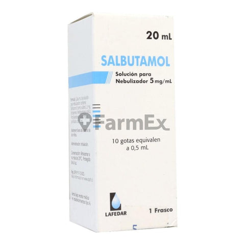 Salbutamol Solución para Nebulizador 5 mg / mL x 20 mL