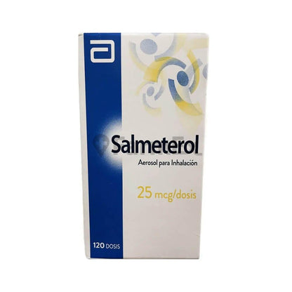 Salmeterol 25 mcg / dosis x 120 dosis "Ley Cenabast" Abbott 