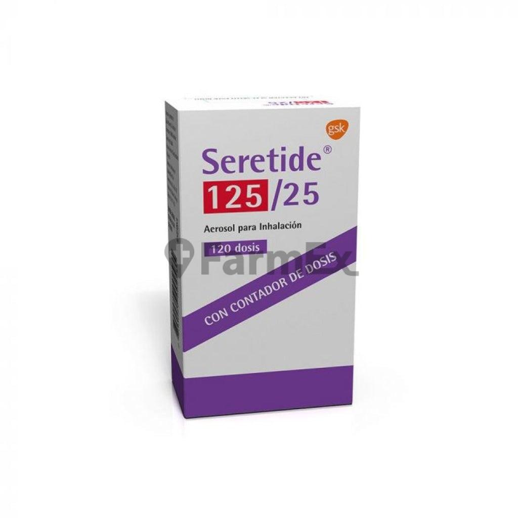 Seretide 125 / 25 mcg Suspensión Aerosol para inhalación x 120 dosis GSK 