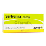 Sertralina 50 mg x 30 comprimidos "Ley Cenabast"
