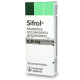 Sifrol 0,25 mg x 30 comprimidos