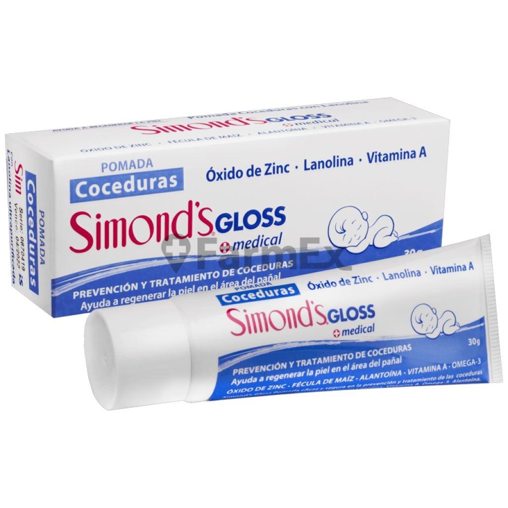 Simond'sGloss Pomada coceduras x 60 g Durandin 