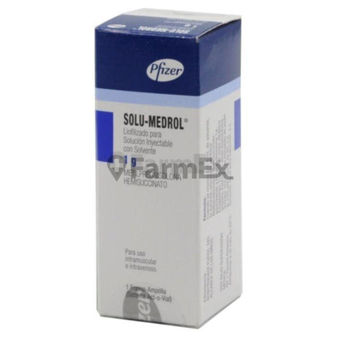 Solu-medrol 1 g Liofilizado para Sol. Inyectable x 1 frasco ampolla "Ley Cenabast"(