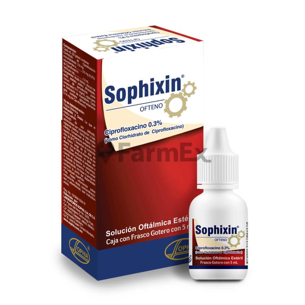 Sophixin Solución oftálmica 0.3% x 5 mL Ophia 
