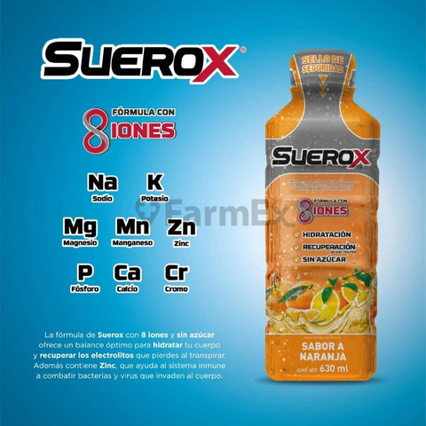 Suerox Sabor Naranja x 630 mL