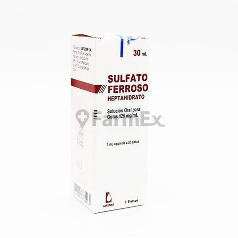 Sulfato Ferroso Gotas 125 mg / mL x 30 mL