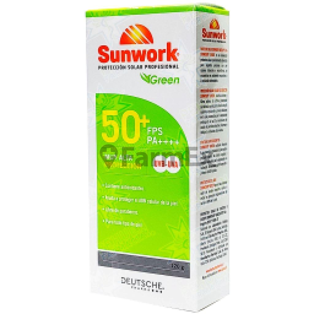 Sunwork protector solar "Green" 50+ FPS x 120 g Deutsche 