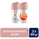 Super Pack Desodorante Etiquet "Mujer + Mujer" x 60 g c/u