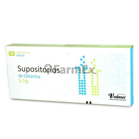 Supositorios de Glicerina 3,5 g Adulto x 10 unidades