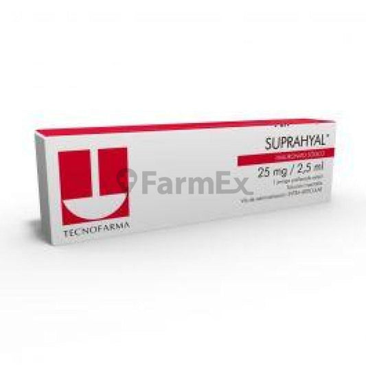 Suprahyal 25 mg / 2,5 ml x 1 jeringa TECNOFARMA 