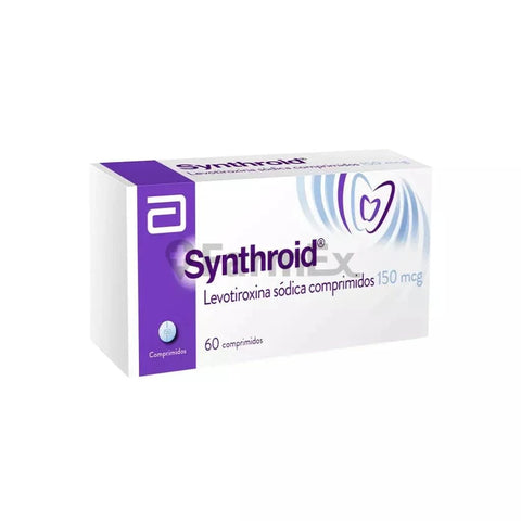 Synthroid 150 mcg x 60 comprimidos
