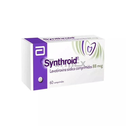 Synthroid 88 mcg x 60 comprimidos ABBOTT 