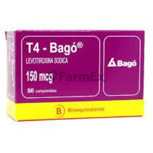 T4 150 MG X 50 COMP. BAGO BAGO 