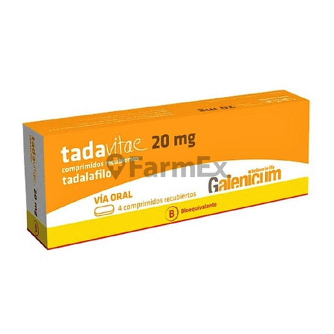 Tadavitae 20 mg x 4 comprimidos