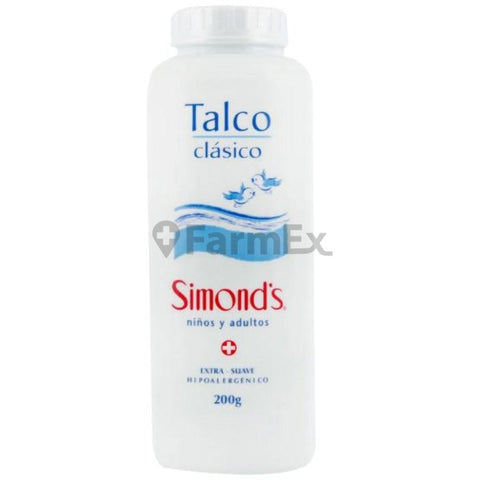 Talco clásico Simond's "Niños y adultos" x 200 g