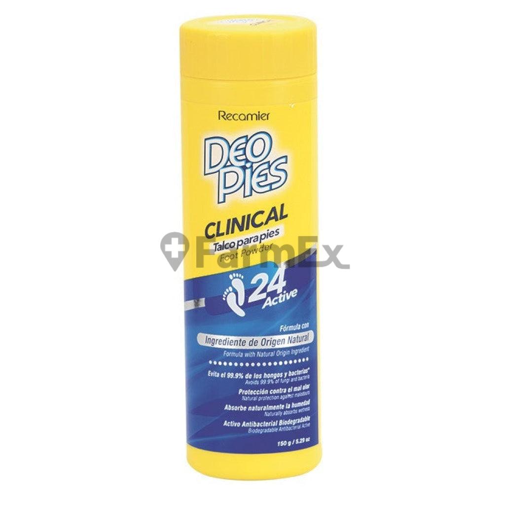Talco para Pies "Deopies" Clinical 24 active x 150 g Recamier 