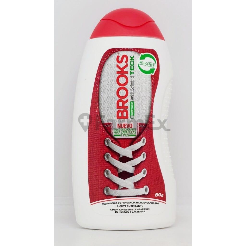 Talco para Pies y Zapatillas "Brooks" Silver Teck x 80 g Aerosol S.A 