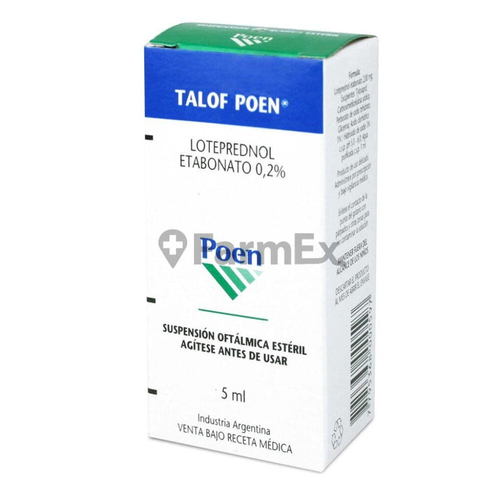 Talof 0,2 % Suspensión Oftálmica x 5 mL – Farmex