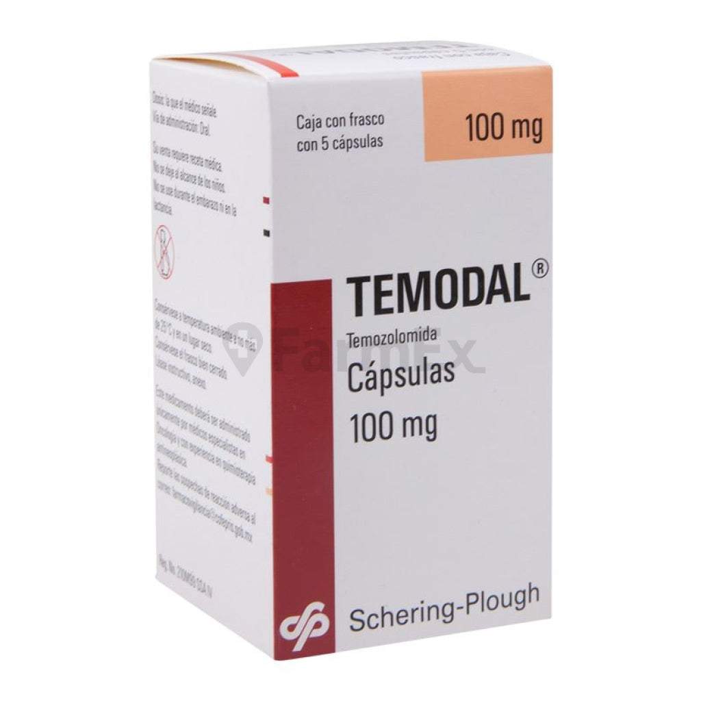 Temodal 100 mg x 5 caps MSD 