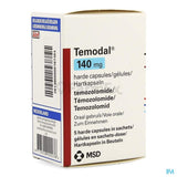 Temodal 140 mg x 5 cápsulas