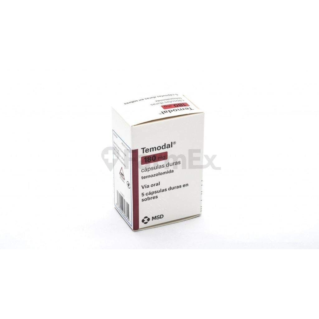 Temodal 180 mg x 5 caps MSD 