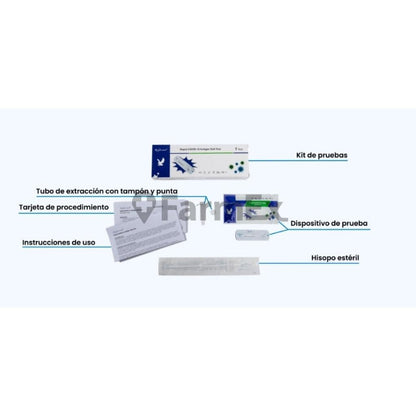 Test Rapido Antigeno SARS "Covid 19" x 1 unidad Healgen 
