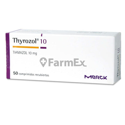 Thyrozol 10 mg x 50 comprimidos "Ley Cenabast"