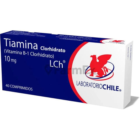 Tiamina Clorhidrato 10 mg x 40 comprimidos