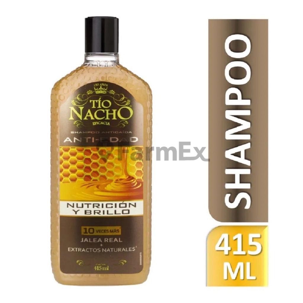 Tío Nacho Shampoo Anticaída Anti-Edad x 415 ml Genomma 