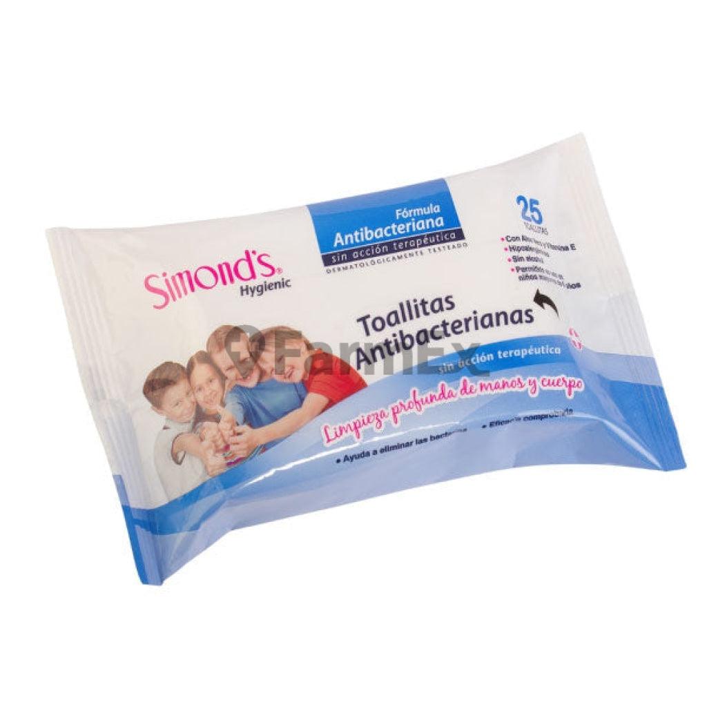 Toallitas Antibacterianas x 25 toallitas Simond's 