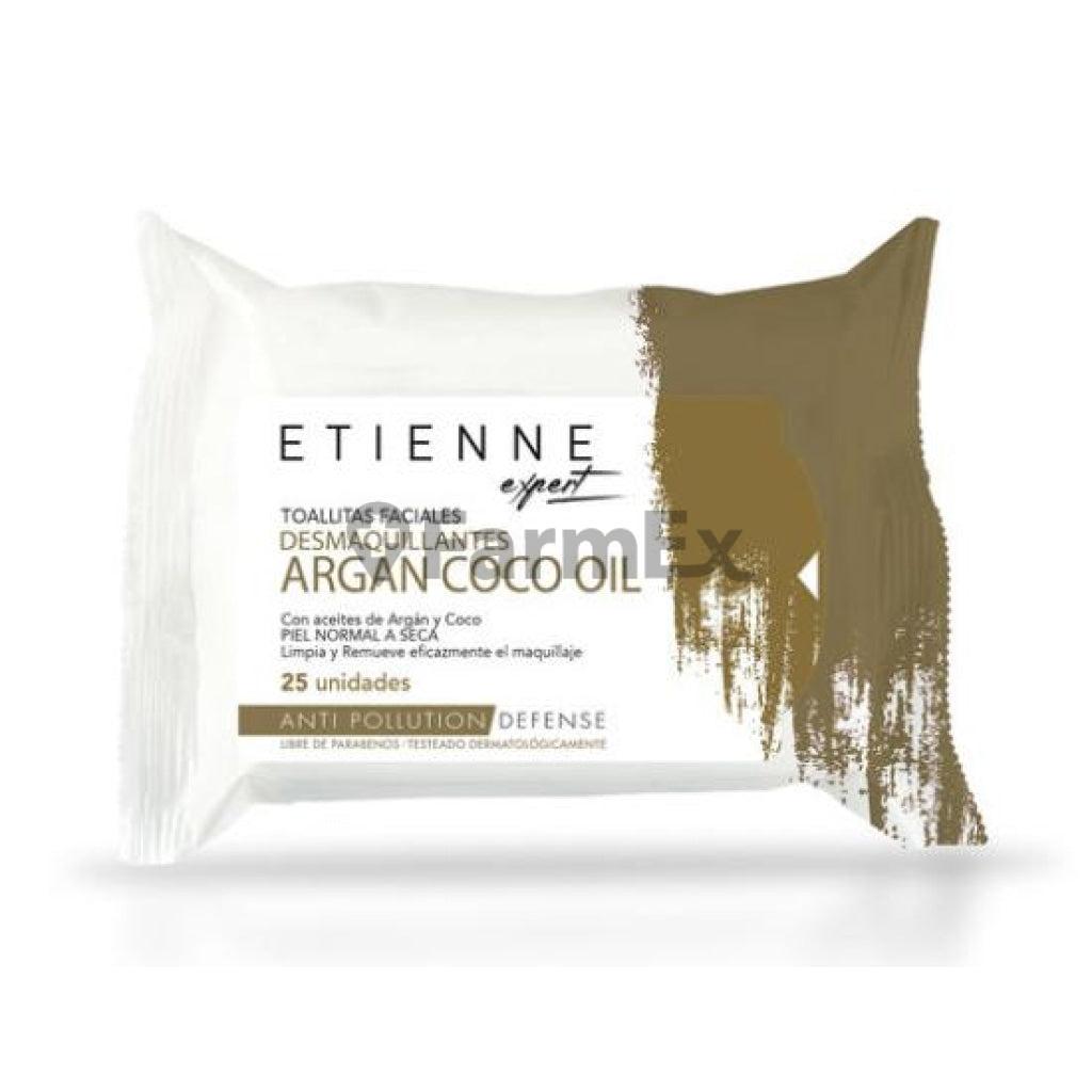 Toallitas Faciales Desmaquillantes Argan Coco Oil ETIENNE 