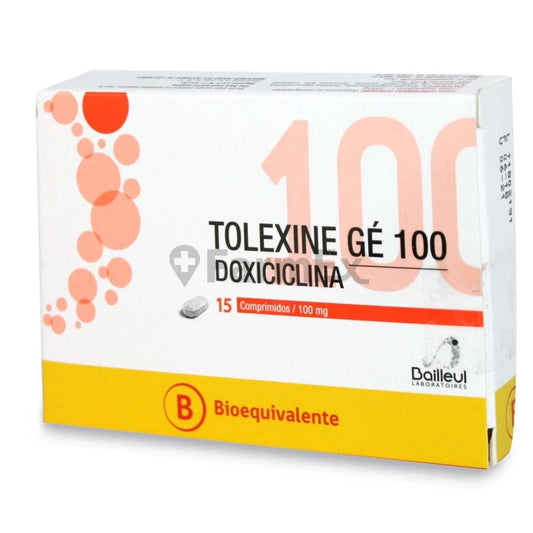 Tolexine GE 100 mg x 15 comprimidos FOUCHARD 