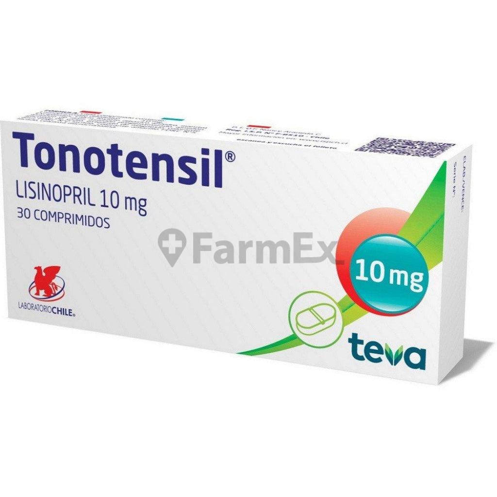 Tonotensil 10 mg x 30 comprimidos LAB. CHILE 