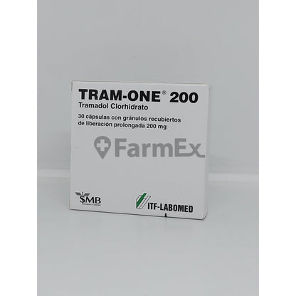 Tram-One 200 mg x 30 cápsulas "Ley Cenabast" Ift-Labomed 