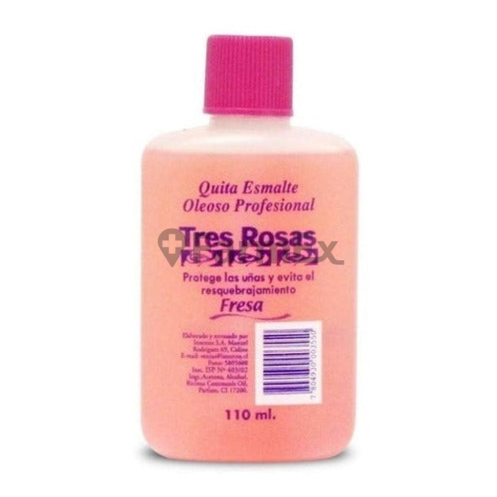 Tres Rosas Quita esmalte "Fresa" 110 mL Aerosol S.A 