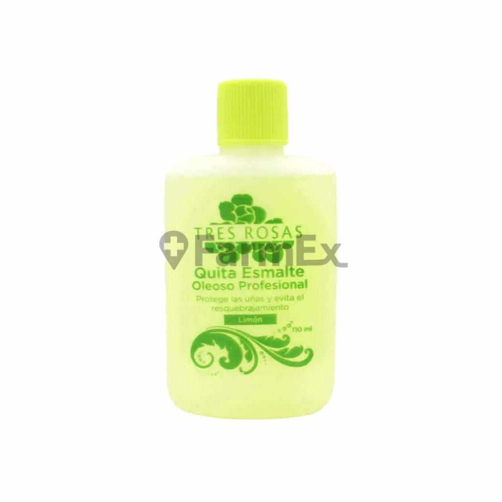 Tres Rosas Quita Esmalte "Limón" x 110 ml Aerosol S.A 