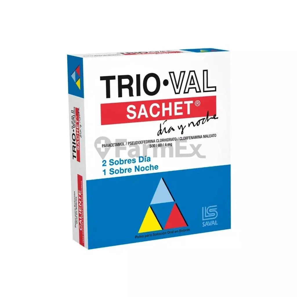 Trioval Sachet "Día y noche" x 2 día + 1 noche SAVAL 