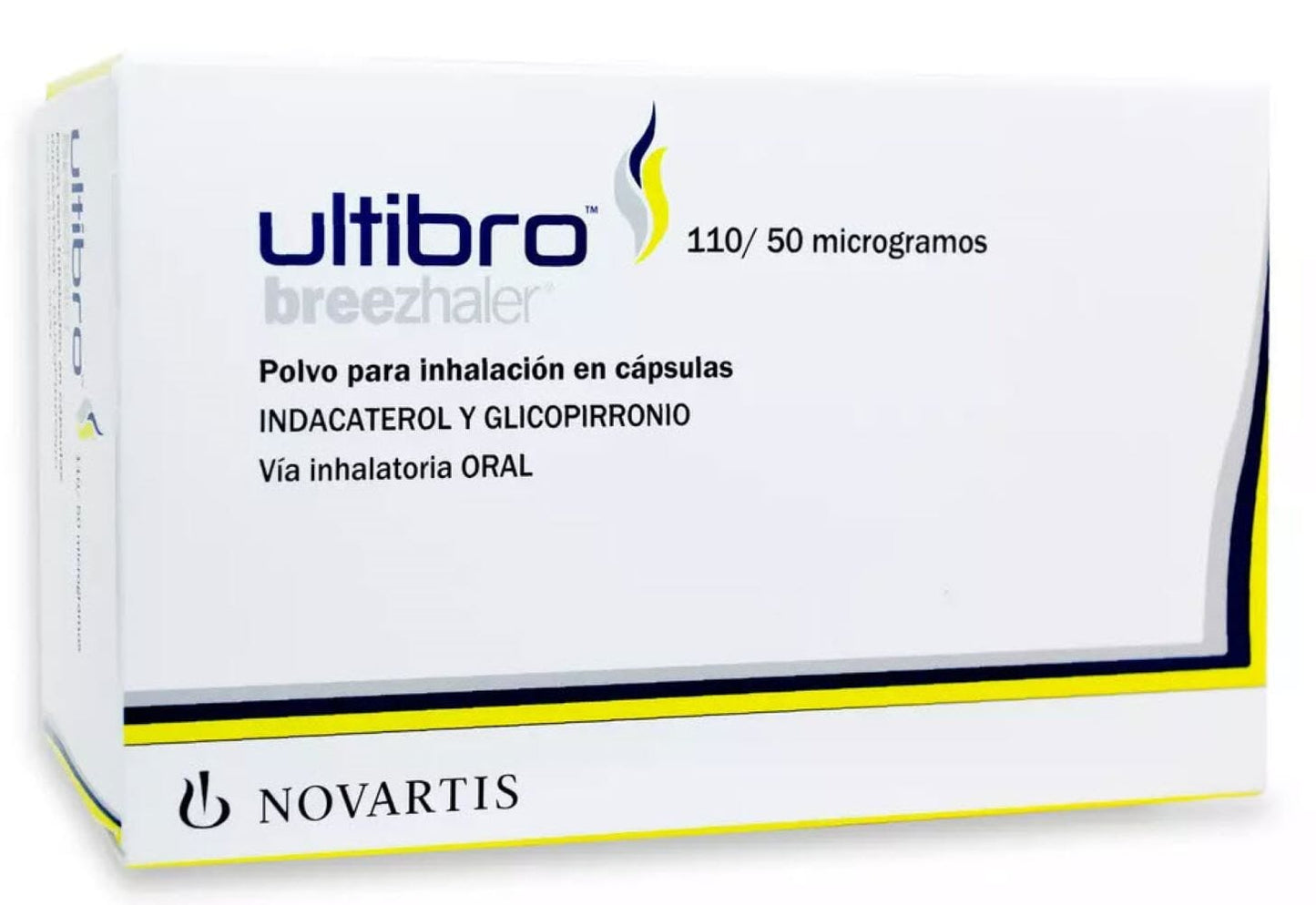 Ultibro 110/50 mcg x 30 cápsulas para inhalación NOVARTIS 